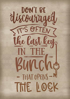 Last key in the bunch