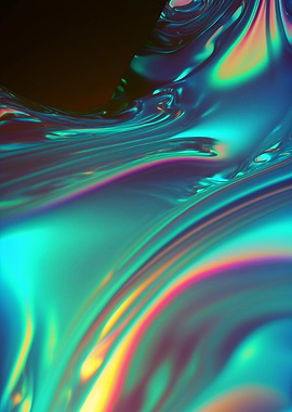 Iridescent Plastic Bag