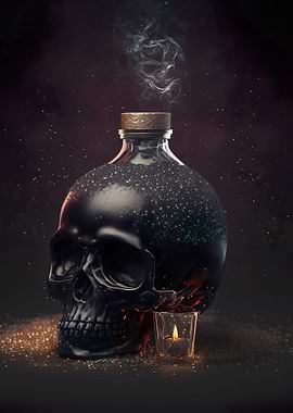 Skull Bottle