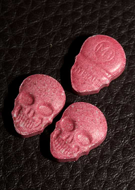 Skull ecstasy mdma pills