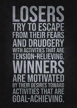 Losers vs Winners Activity