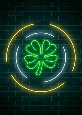 Lucky Clover Neon Sign