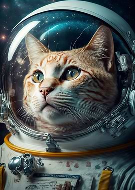 Astronaut cat