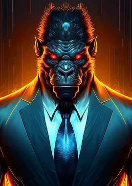 Animal portrait Gorilla