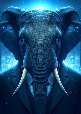 Animal portrait Elephant