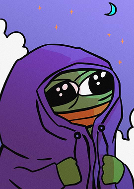 pepe with hoodie
