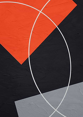 GEOMETRIC ABSTRACT 502A