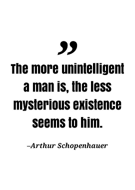 Arthur schopenhaure quote