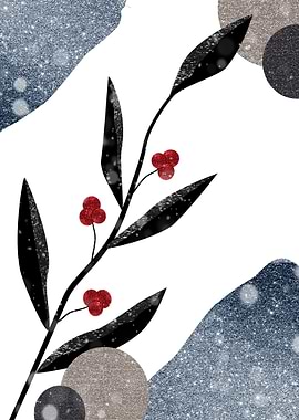 Abstract Snow Flower