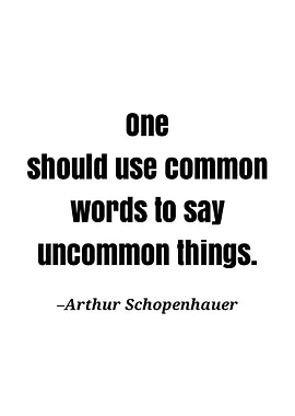 Arthur schopenhaure quote