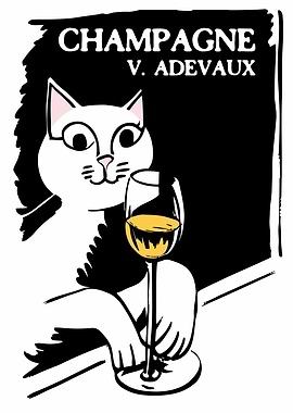 Champagne V ADEVAUX Poster