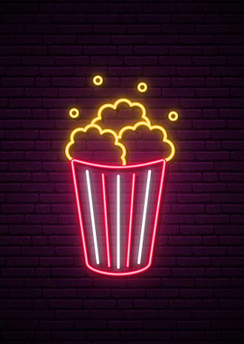 Popcorn Neon Sign