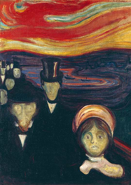 Anxiety by Munch