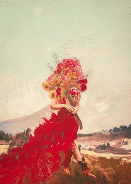 Flower Painting Poster