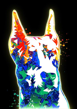 Doberman Portrait
