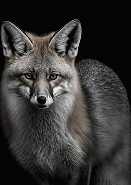 Portrait of a Red Fox