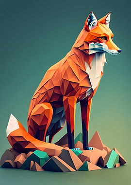 Lowpoly Fox