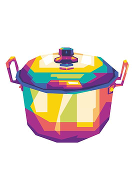 Pan Chocking Poster Popart