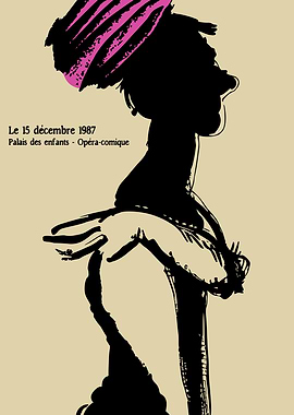 French Ballerina Drawing