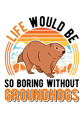 Groundhog Day Marmot Woodc