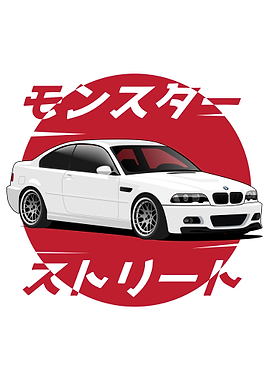 BMW E46 Wall Poster