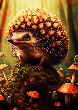 Mushroom Hedgehog