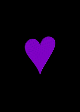 3D Purple Playing Card