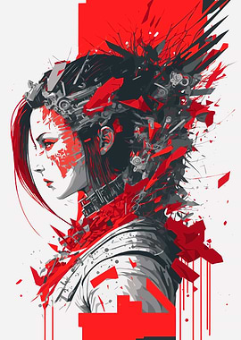 Japanese Cyberpunk Woman
