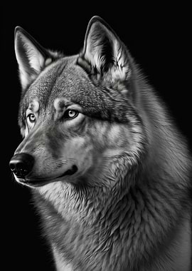 Portrait of a Wolf