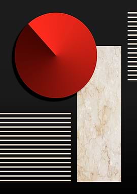 GEOMETRIC ABSTRACT 645B