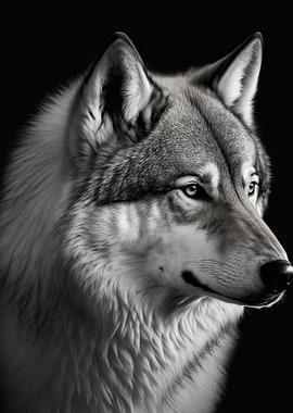 Portrait of a Wolf
