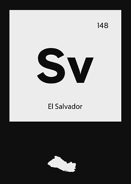 El Salvador Country Map