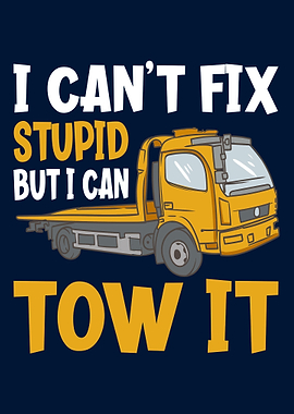 Funny Tow Truck Driver