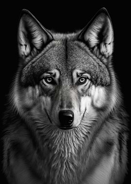 Portrait of a Wolf
