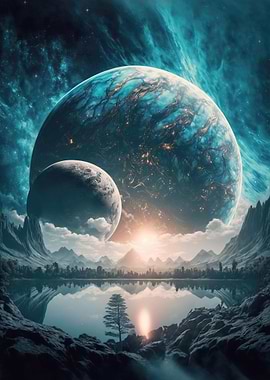 Space landscape