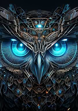 The Vintage Cyborg Owl