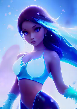 The ice and snow woman