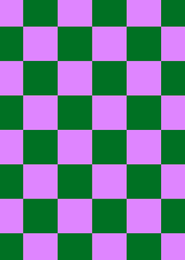 Purple green checkboard