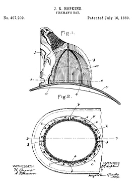 Firemans hat patent