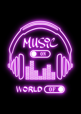 music on world of neon