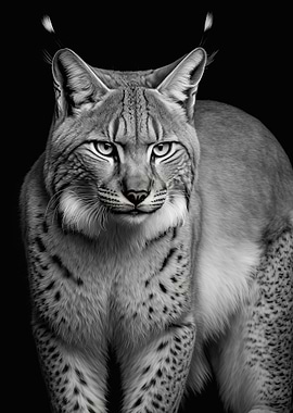 Portrait of a Bobcat