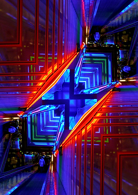 Abstract Colorful 3D Neon3