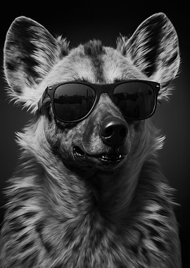 Portrait of a Hyena