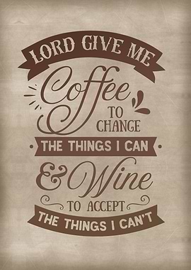Coffee and Wine