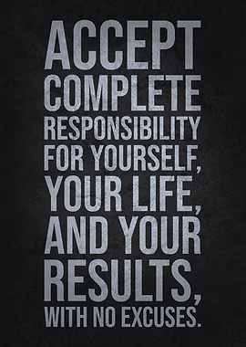 Accept Responsibility