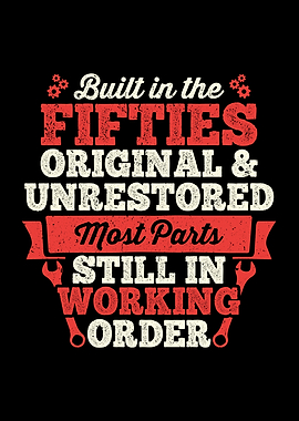 Built in The 50s Birthday