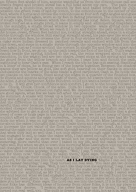 As I Lay Dying Book Text