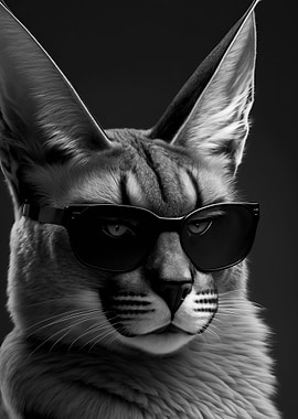 Portrait of a Caracal