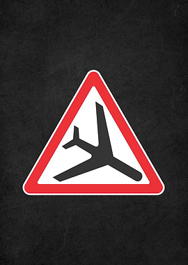 road sign warning caution