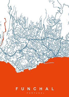 Map FUNCHAL PORTUGAL